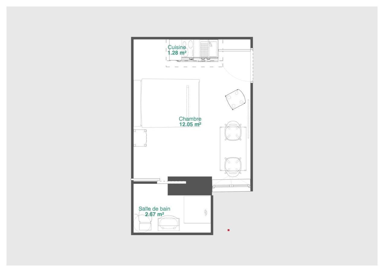 Studio Calme, Lumineux, Wifi, 1.5 Km Du Front De Mer Lägenhet Saint-Nazaire  Exteriör bild